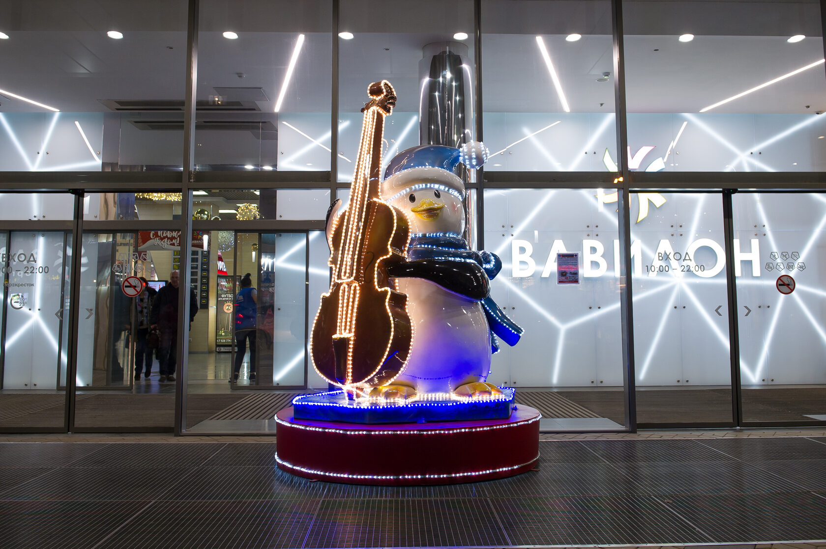 Пингвин с контрабасом