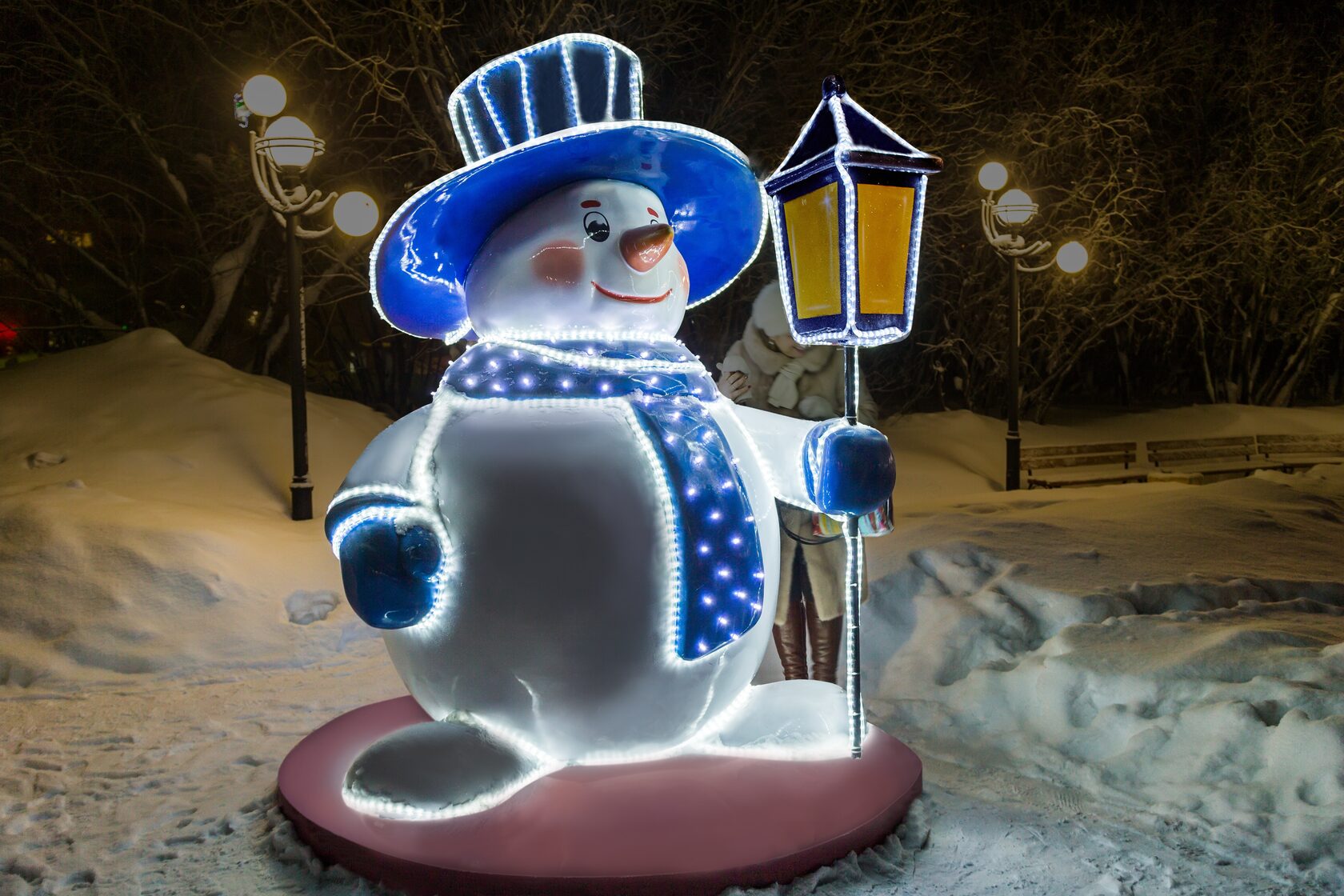 Снеговик "Артек" с панно — изображение 2