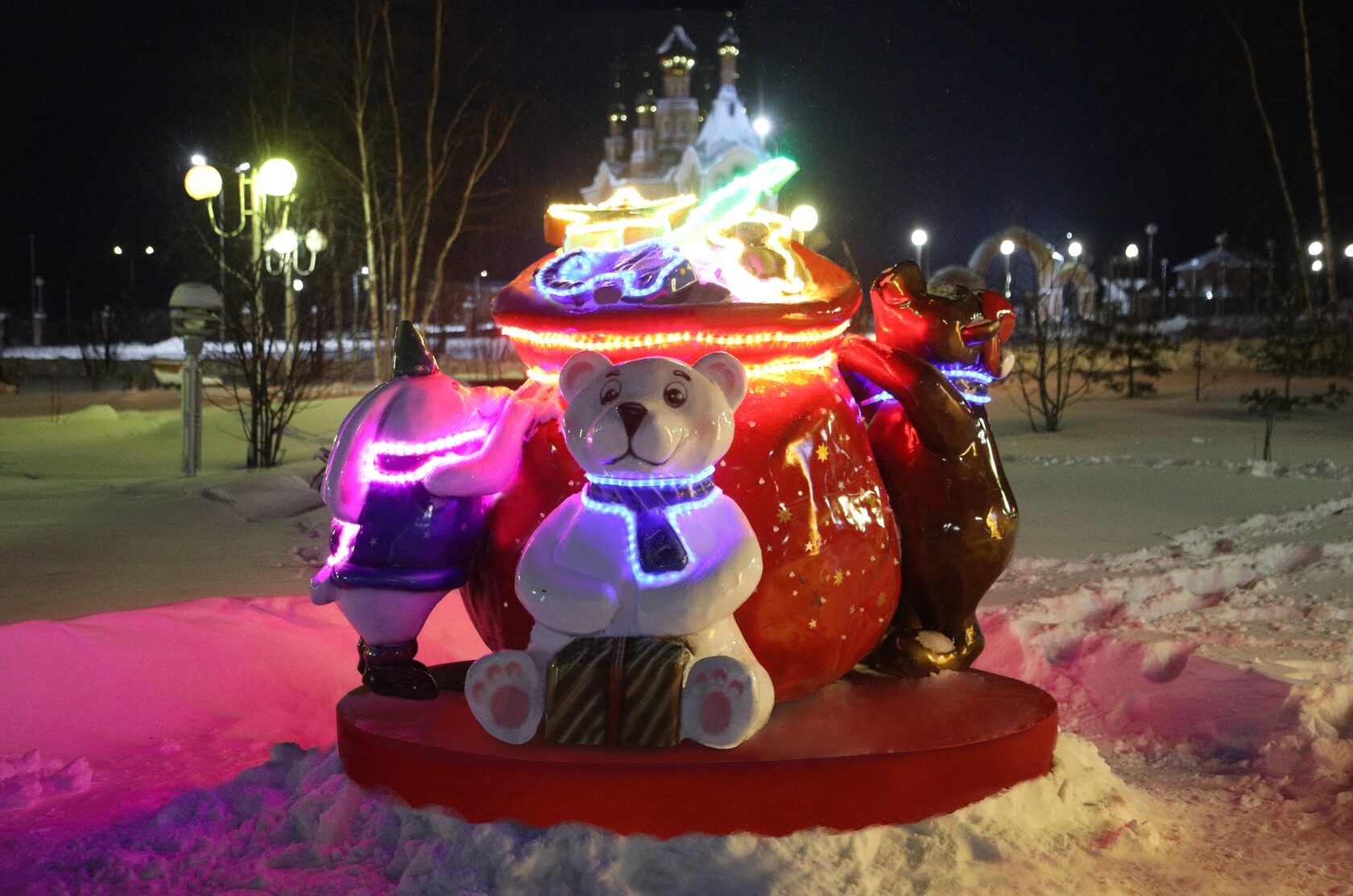 Селфи-зона "Мешок с подарками"