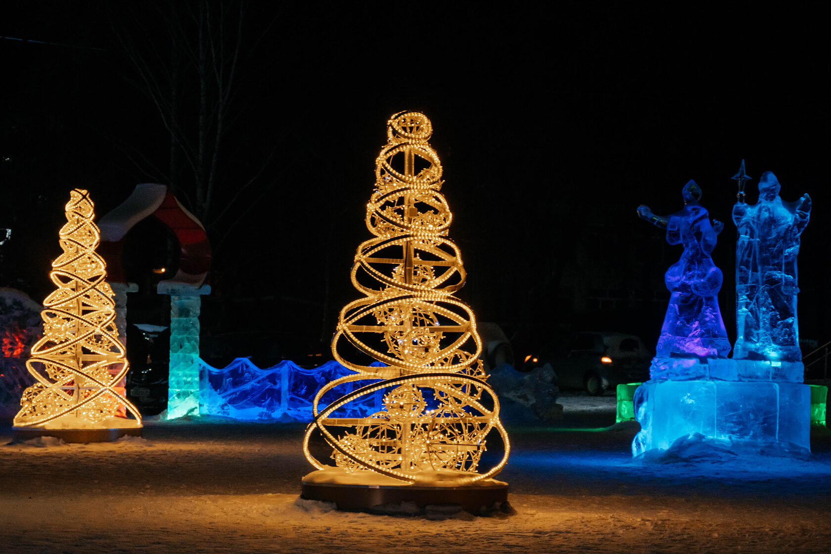 Световая ель — изображение 3