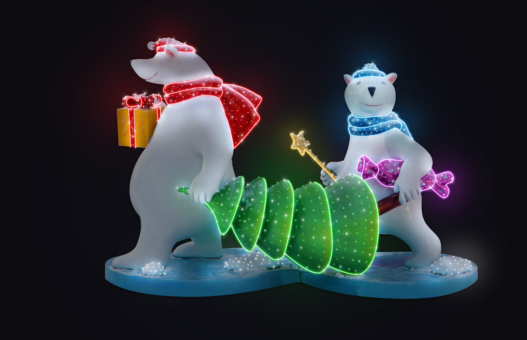 Медведи несут елку — изображение 5