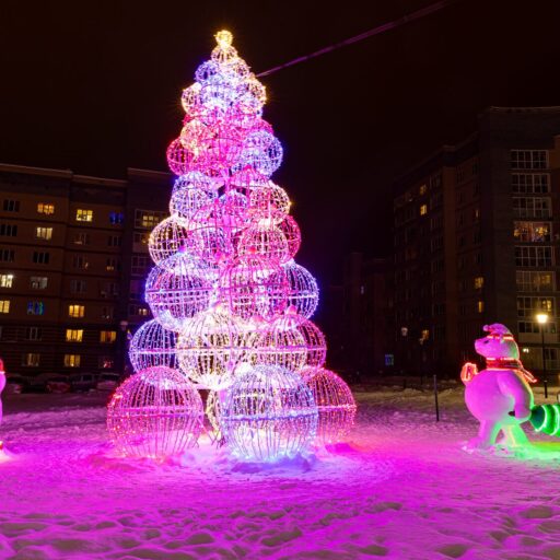 Световая елка