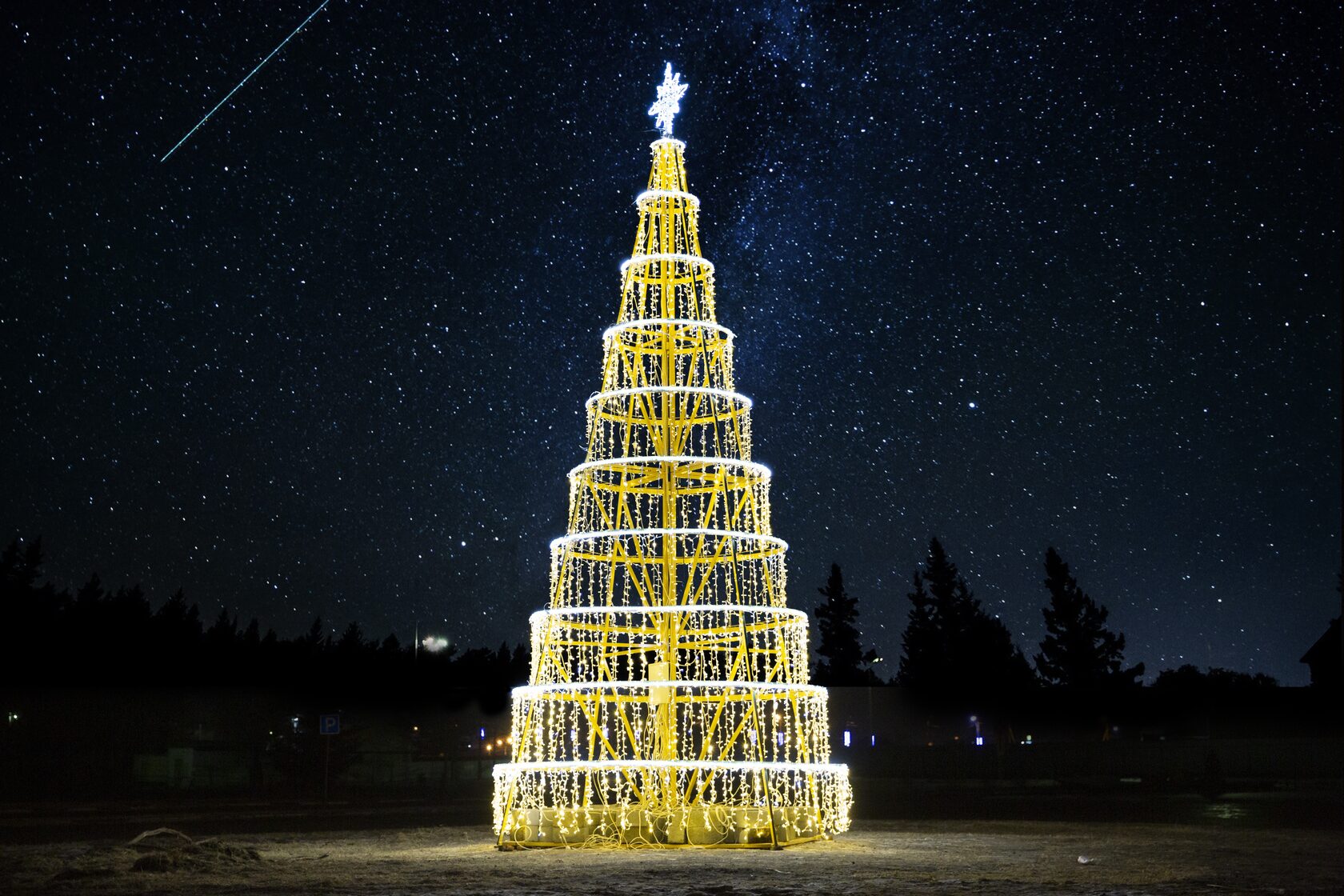 Световая елка