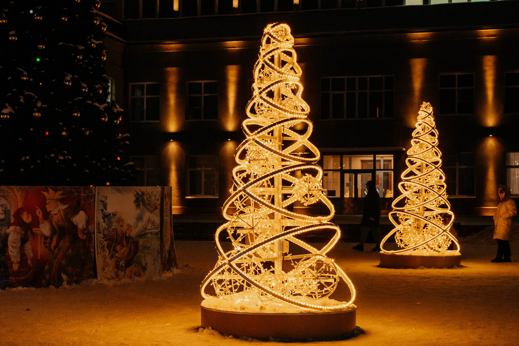 Световая ель