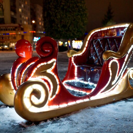 Новогодние сани