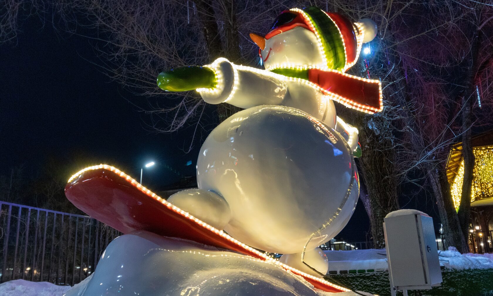 Снеговик сноубордист — изображение 5