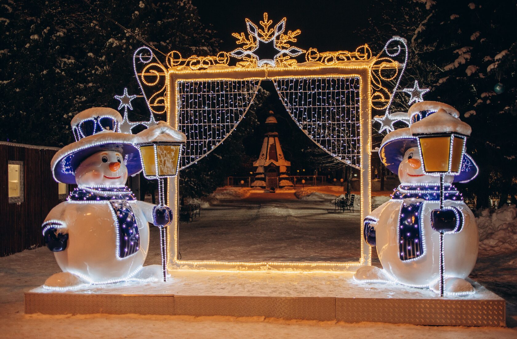 Снеговик "Артек" с панно — изображение 4