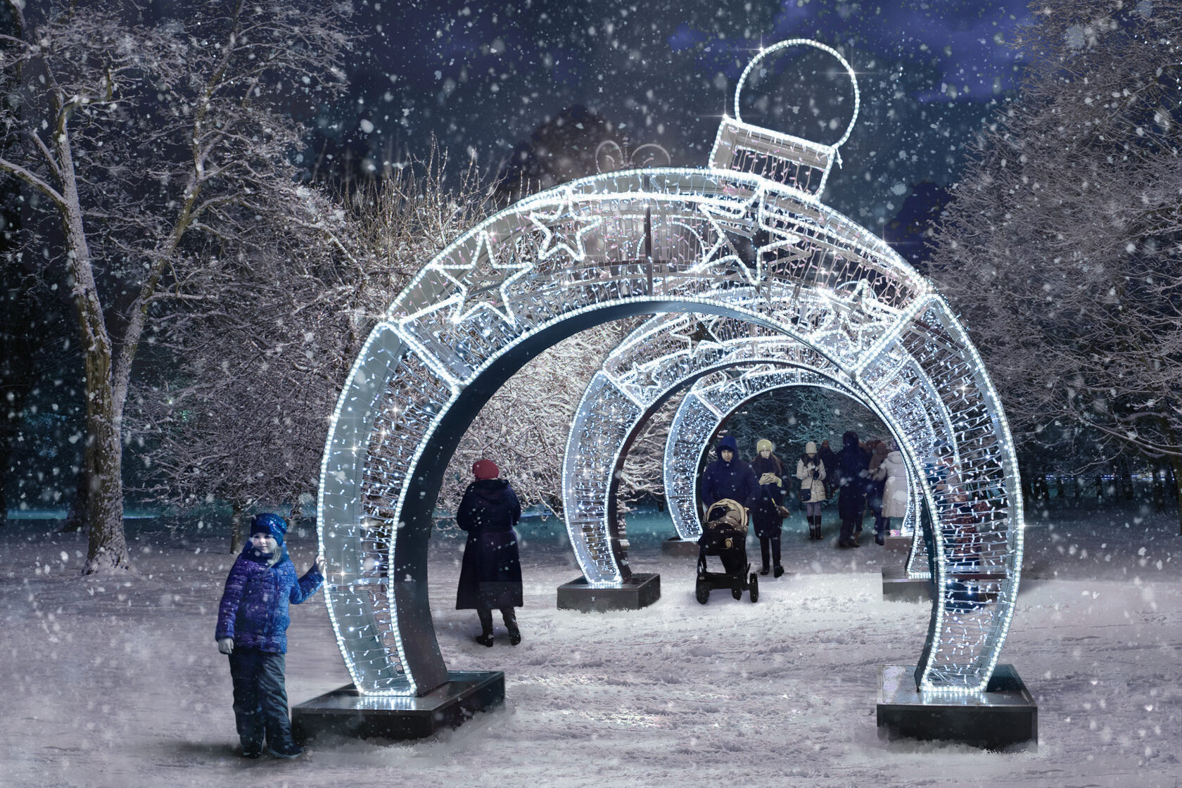 Арка светодиодная