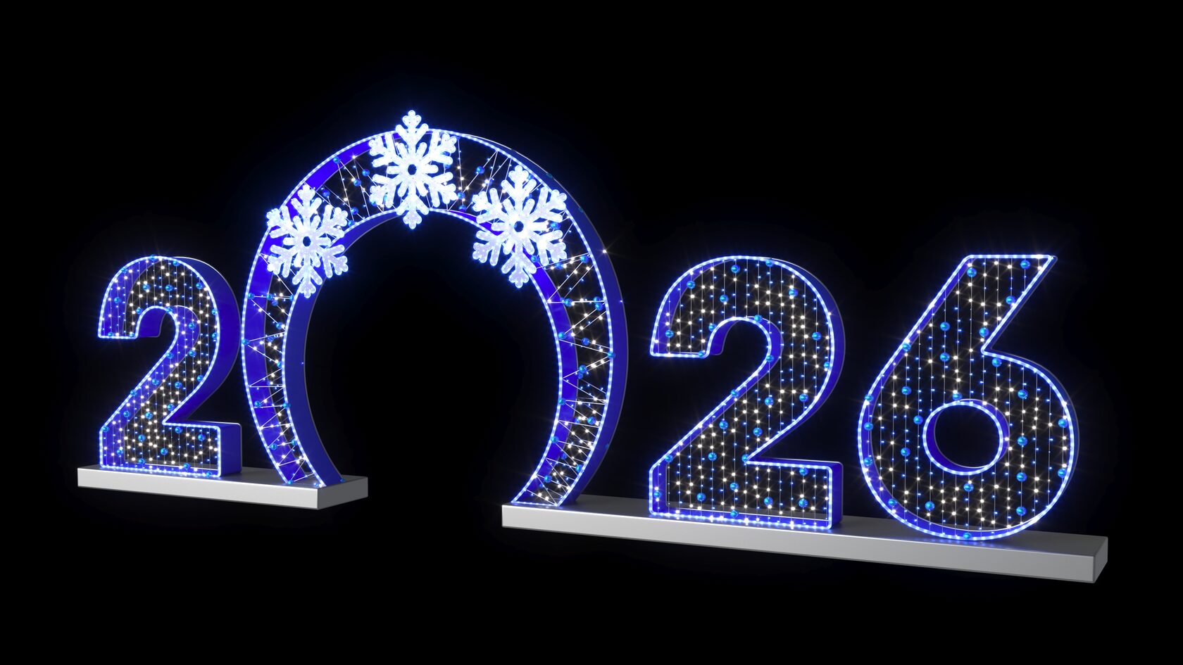 Арка 2026 светодиодная