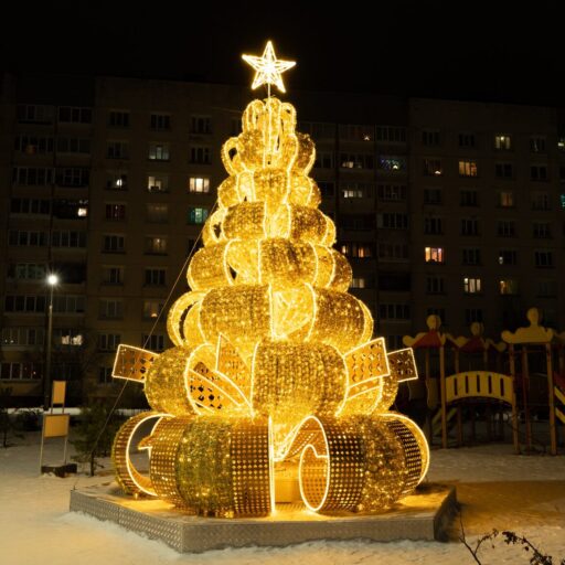 Световая ель