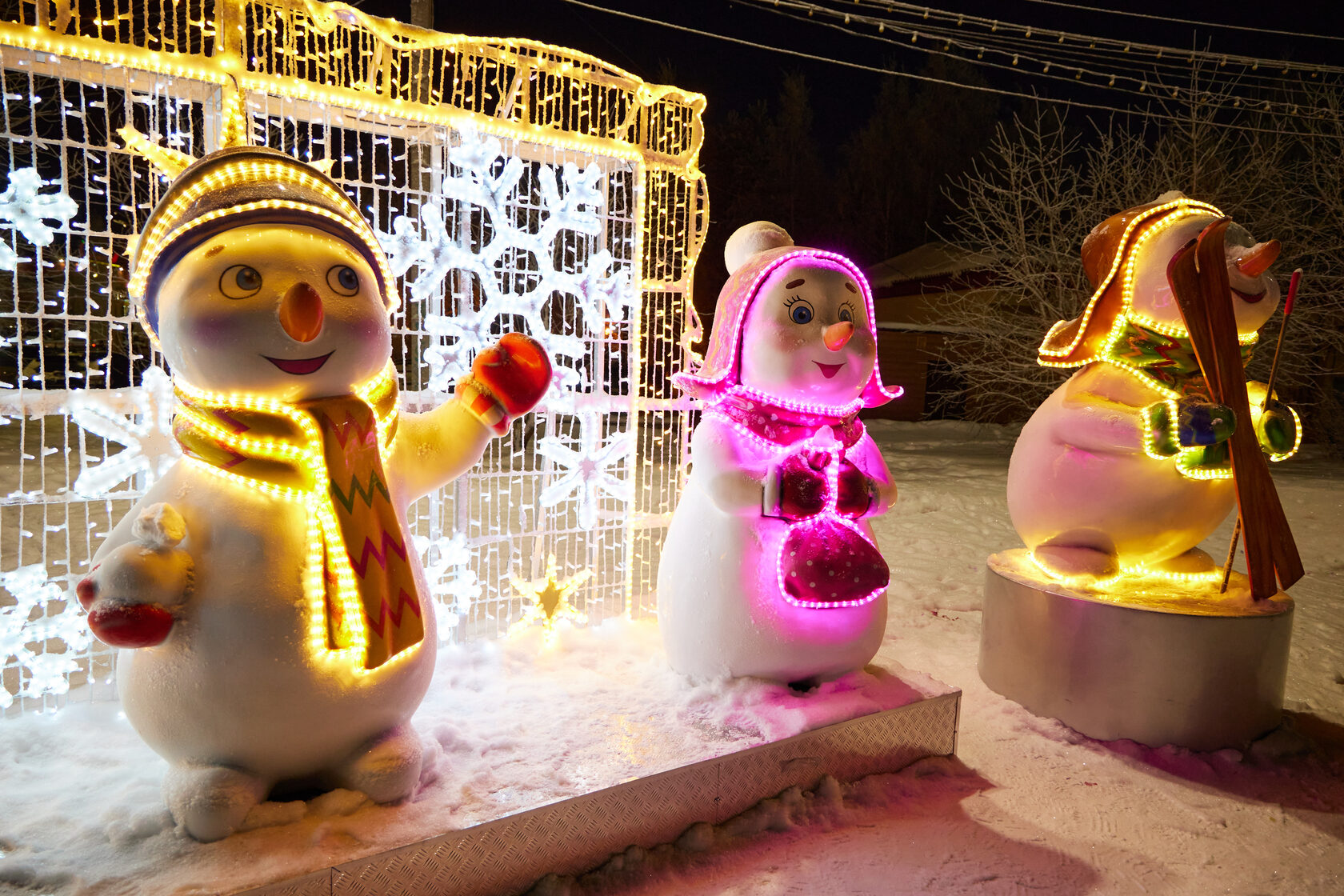 Композиция снеговички — изображение 4