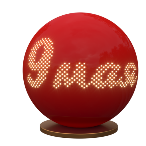 Арт объект шары 9 мая